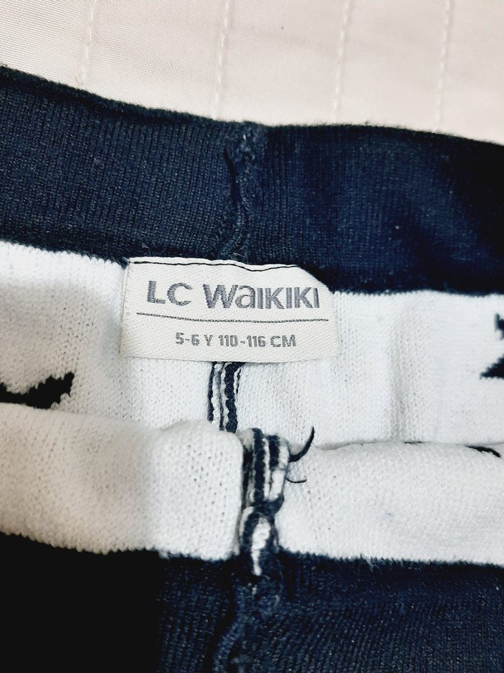 Kız Çocuk Siyah Unicorn Desenli Triko Tayt Lcwaykiki - Görsel 4