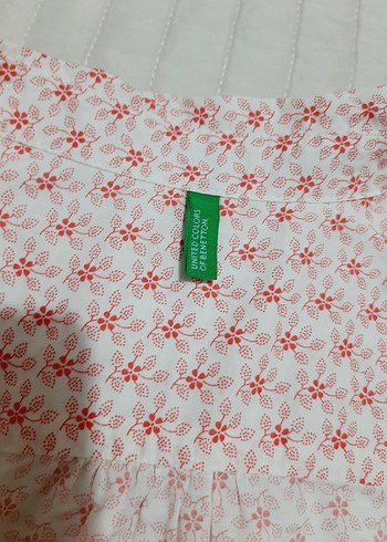 Benetton orjinal sıfır kız çocuk gömlek - Görsel 8