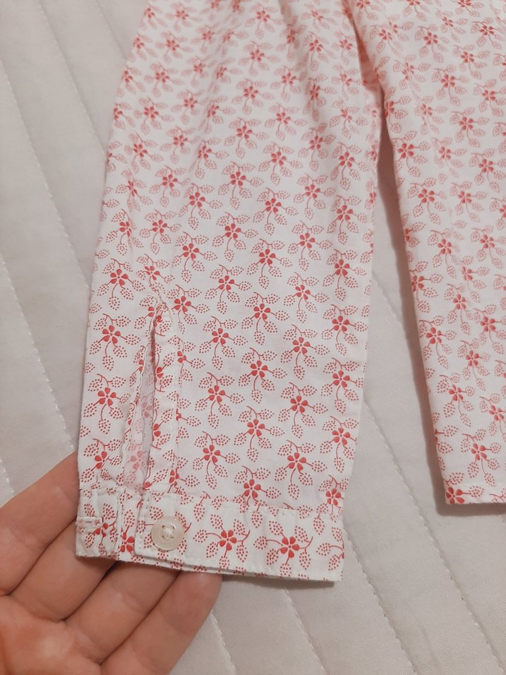 Benetton orjinal sıfır kız çocuk gömlek - Görsel 3