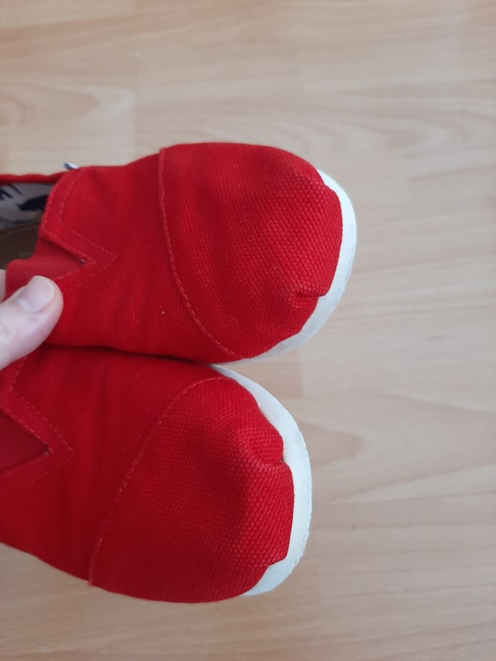 Kadın Kırmızı Dolgu Topuk Espadril Toms - Görsel 3