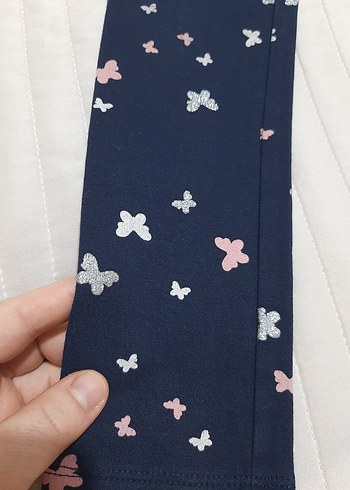 Renkli kelebek Baskılı kalın Kız Tayt H&M - Görsel 3