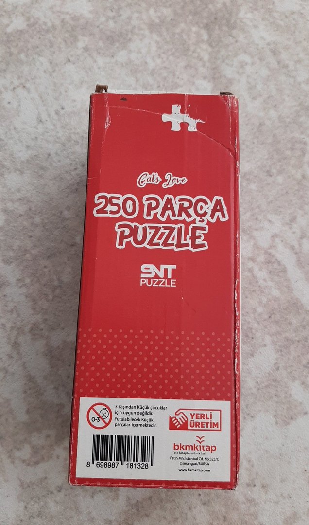 250 Parça Renkli Kedi Temalı Puzzle - Görsel 3