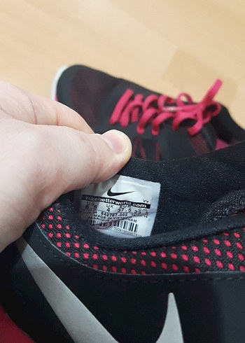 Pembe Siyah Spor Sneakers Nike orjinal - Görsel 7