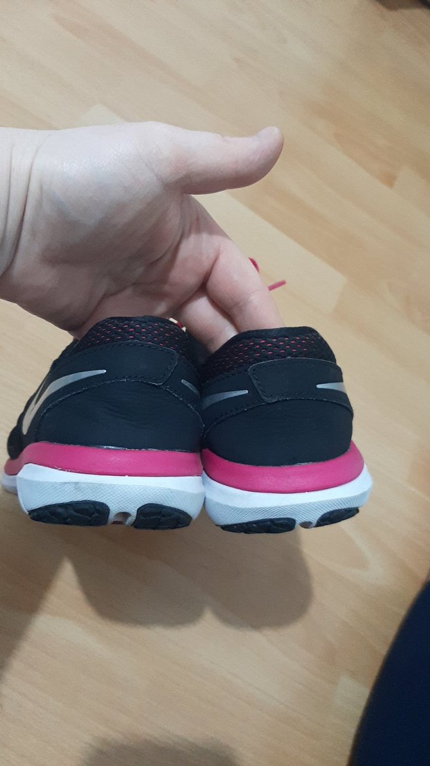 Pembe Siyah Spor Sneakers Nike orjinal - Görsel 5