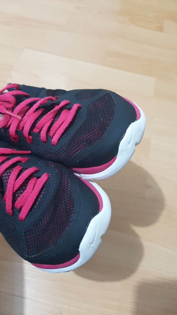 Pembe Siyah Spor Sneakers Nike orjinal - Görsel 4