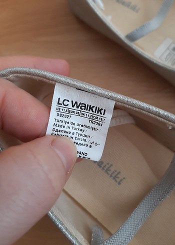 Gri Kız Çocuk Babet Ayakkabı Tokalı LC Waikiki - Görsel 7