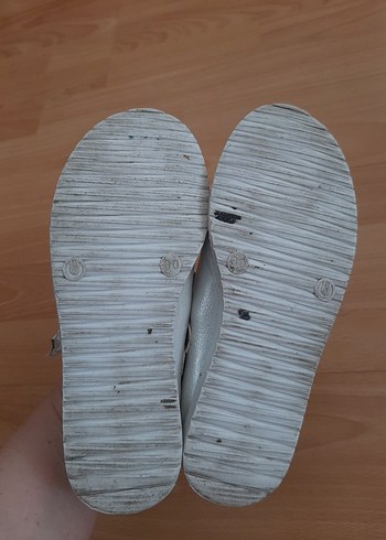 Kız Çocuk Gri Fiyonk Detaylı Babet - Görsel 6