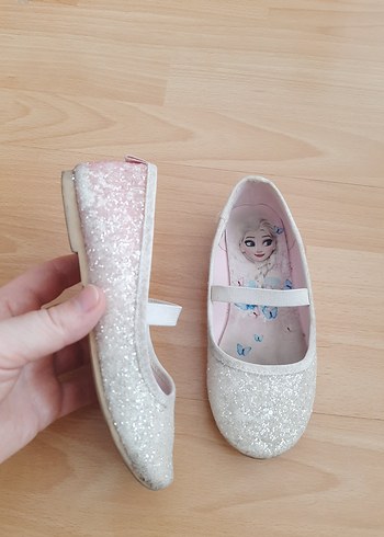 Beyaz Simli Kız Çocuk Babet H&M Elsa Frozen - Görsel 2