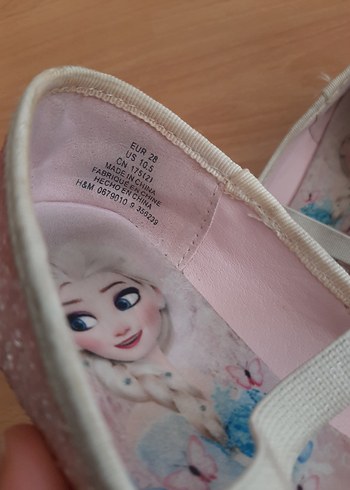 Beyaz Simli Kız Çocuk Babet H&M Elsa Frozen - Görsel 6