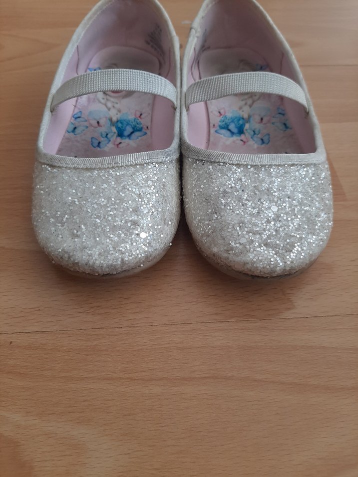 Beyaz Simli Kız Çocuk Babet H&M Elsa Frozen - Görsel 3