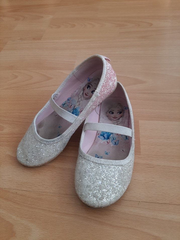 Beyaz Simli Kız Çocuk Babet H&M Elsa Frozen - Görsel 5