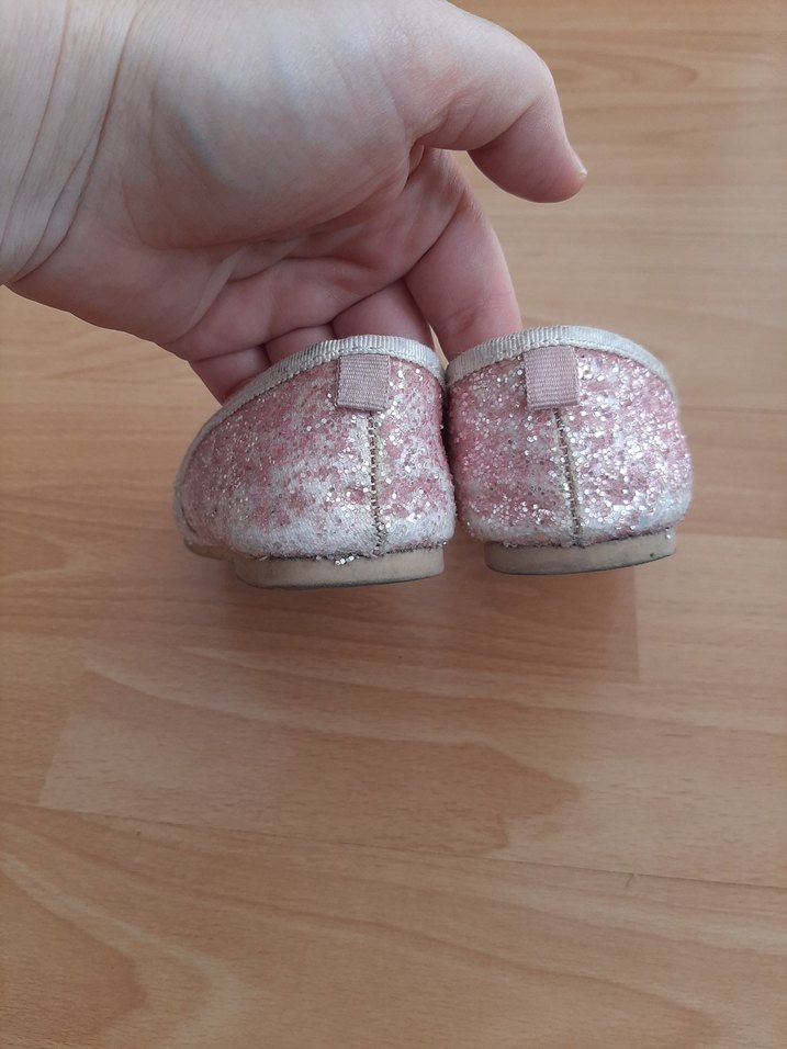 Beyaz Simli Kız Çocuk Babet H&M Elsa Frozen - Görsel 4