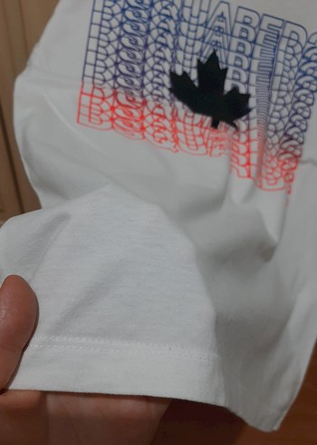 Beyaz Baskılı Erkek Tişört Dsquared2 - Görsel 3