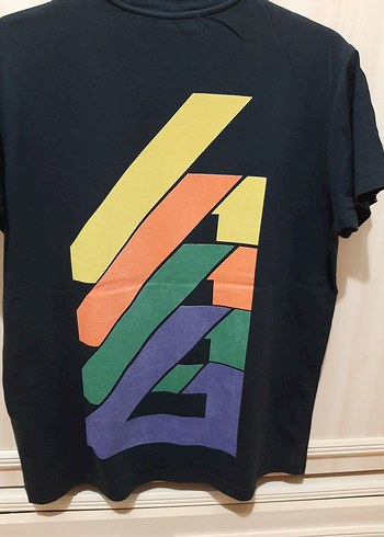 Givenchy Siyah Baskılı Oversize Tişört - Görsel 6