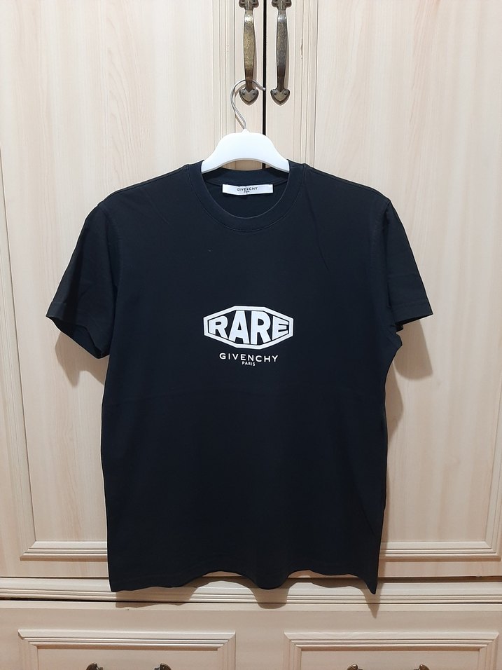 Givenchy Siyah Baskılı Oversize Tişört - Görsel 2