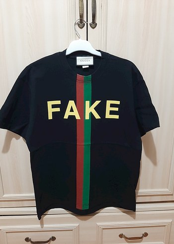 Gucci Siyah Baskılı Tişört - Görsel 2