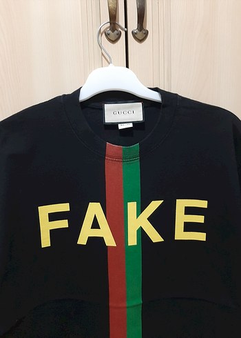 Gucci Siyah Baskılı Tişört - Görsel 3