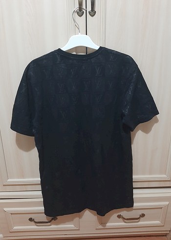 Siyah Baskılı Erkek Tişört Louis Vuitton - Görsel 4