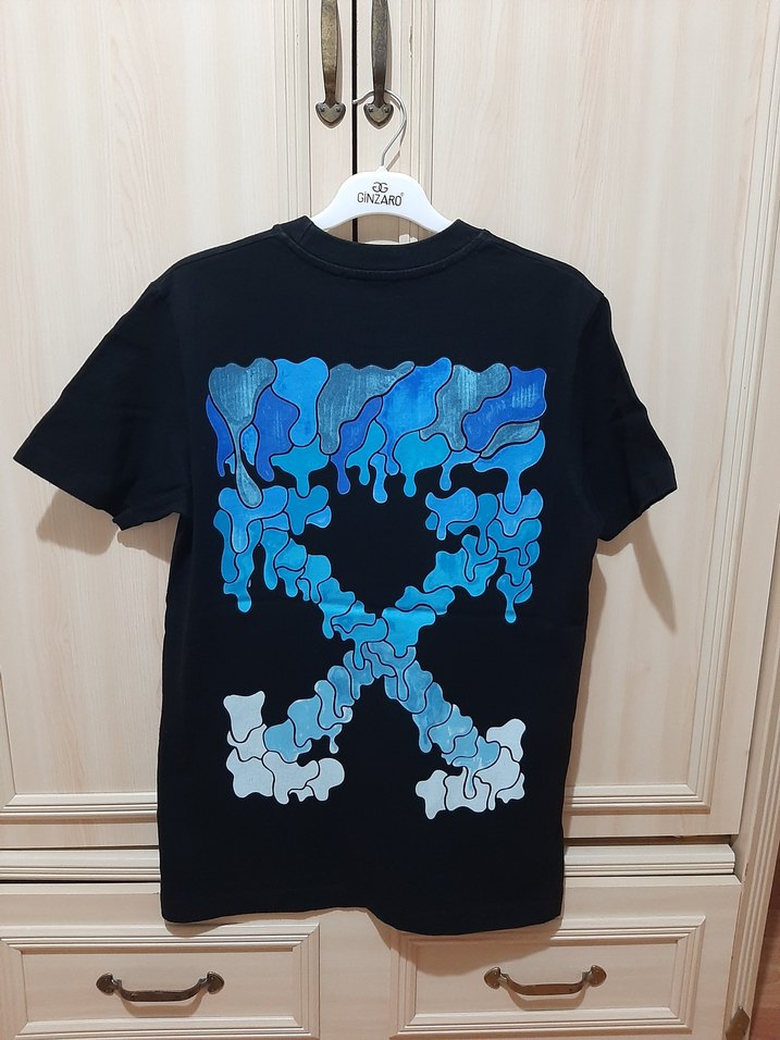 Off White Baskılı Erkek Tişört - Görsel 4