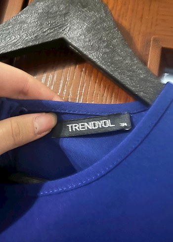 Püsküllü Lacivert Kadın Bluz - Görsel 2