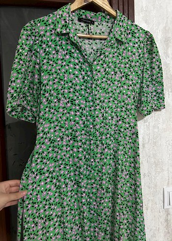 Midi boy gömlek elbise - Görsel 4