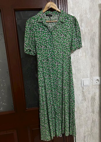 Midi boy gömlek elbise - Görsel 5