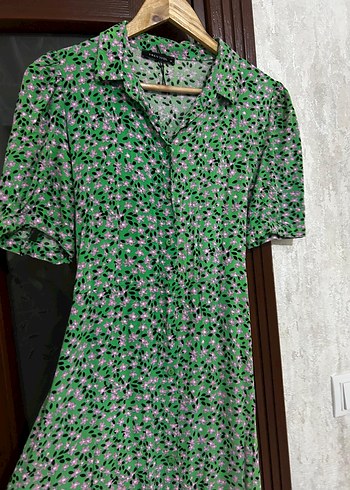 Midi boy gömlek elbise - Görsel 2