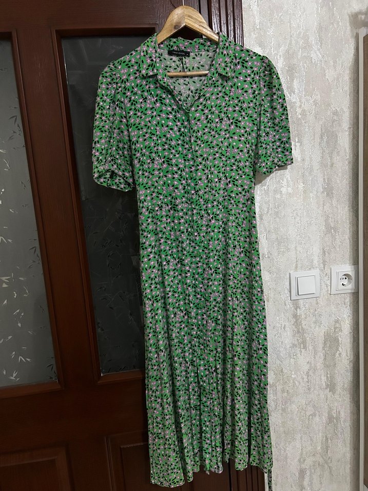 Midi boy gömlek elbise - Görsel 5