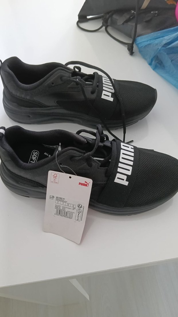 Puma Siyah  Spor Ayakkabı - Görsel 2