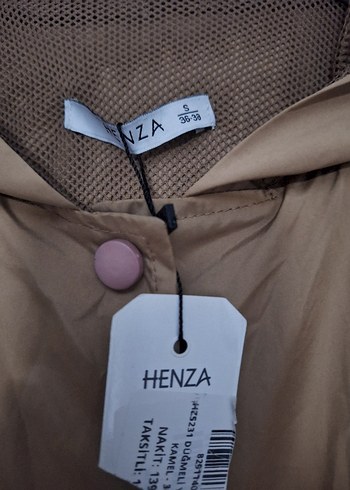 Bej Kadın Uzun Düğmeli Trençkot - Görsel 2