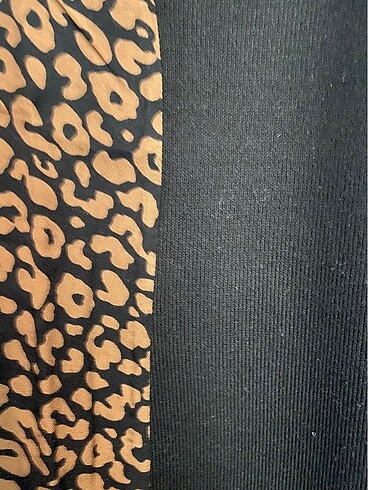 s Beden çeşitli Renk Koton leopar oversize mini elbise