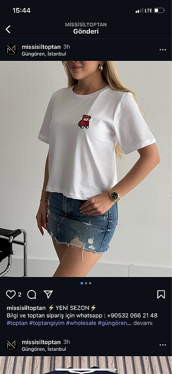 Puffy tedy ayicik nakisli beyaz crop