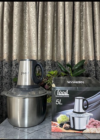 5L Gri Mutfak Blenderı ve Doğrayıcı