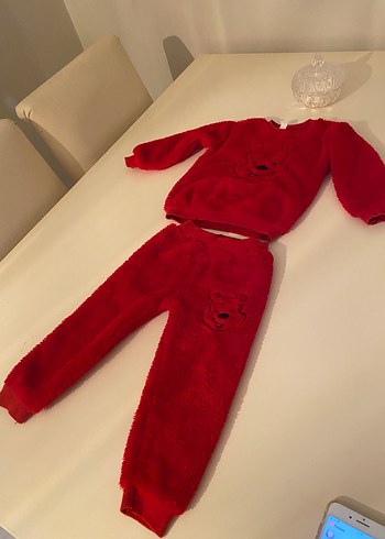 Kırmızı Peluş Takım 2 yas - Görsel 2