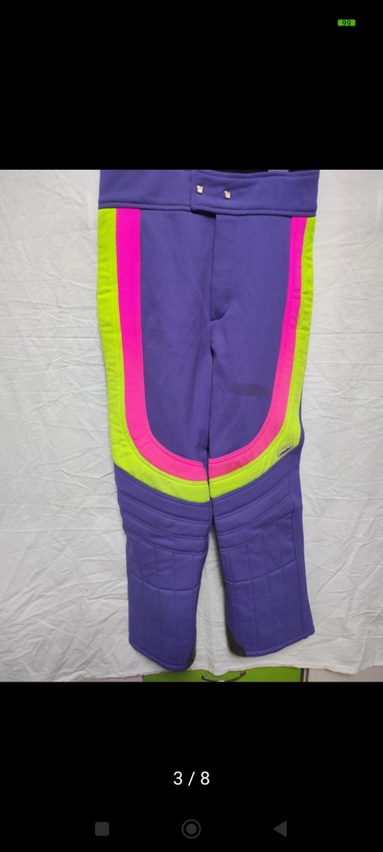 Renkli Bağcıklı Erkek Kayak Pantolonu - Görsel 3