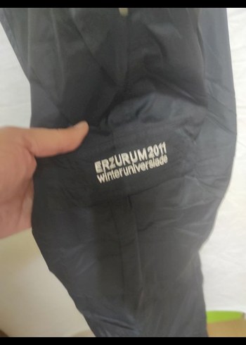 Siyah Erkek Kayak Pantolonu, Kemerli, Dar Kesim - Görsel 3