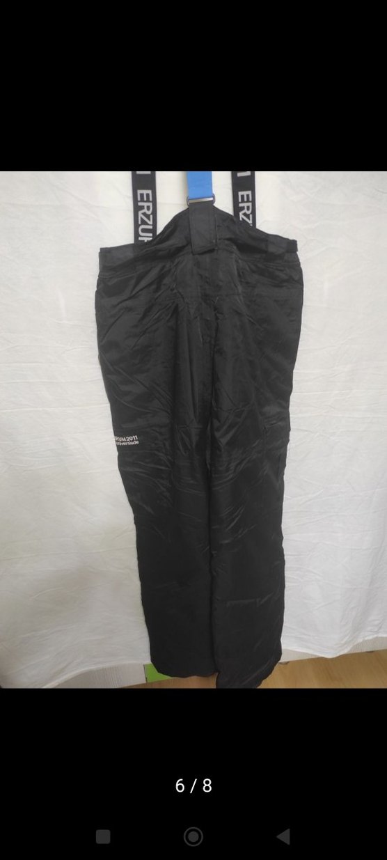 Siyah Erkek Kayak Pantolonu, Kemerli, Dar Kesim - Görsel 5