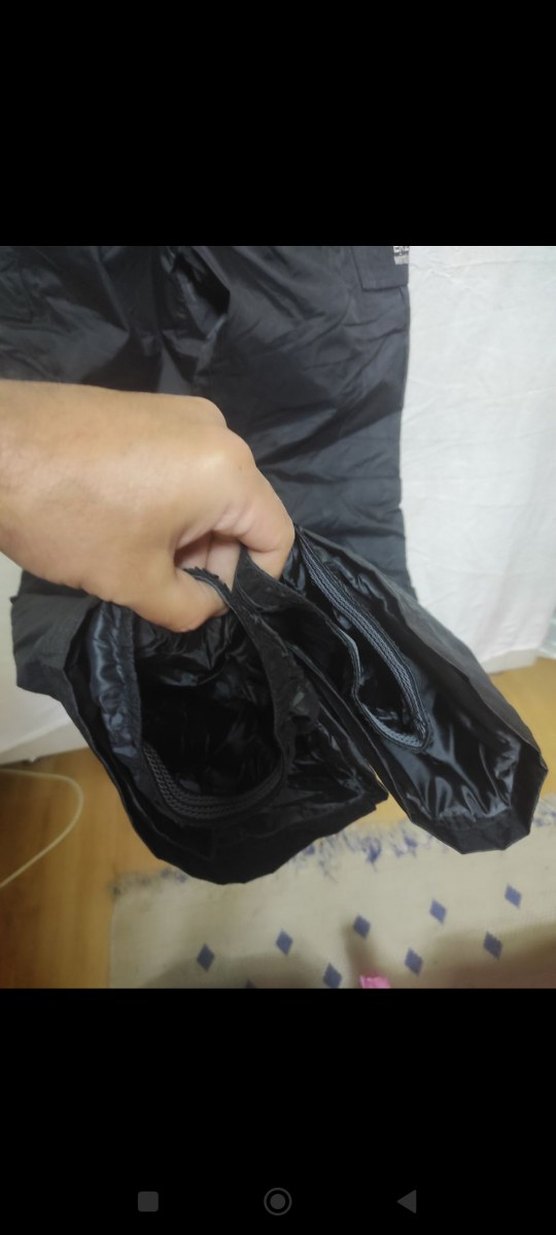 Siyah Erkek Kayak Pantolonu, Kemerli, Dar Kesim - Görsel 4