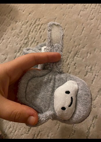 23 Beden gri Renk Bebek panduf