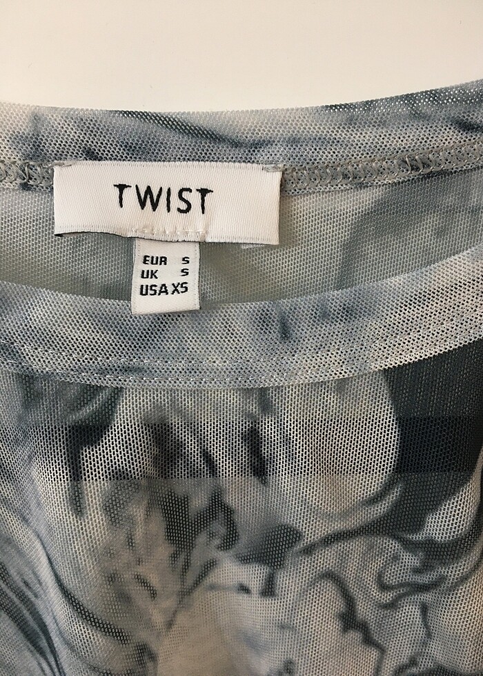 Twist tül bluz - Görsel 2