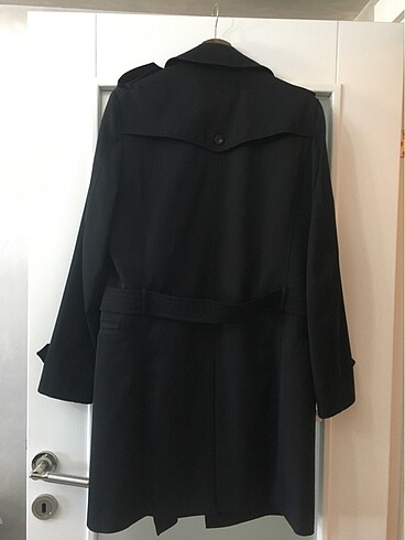 Sarar trençkot siyah - Görsel 4