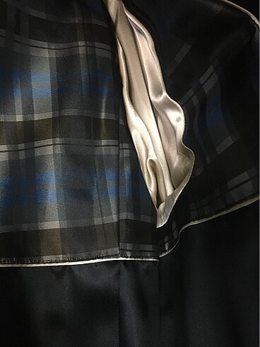 Sarar trençkot siyah - Görsel 6