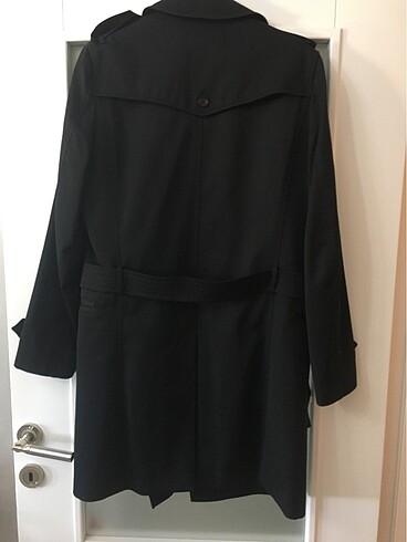 Sarar trençkot siyah - Görsel 9