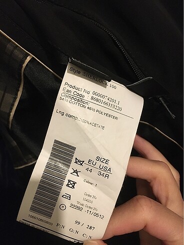 Sarar trençkot siyah - Görsel 13