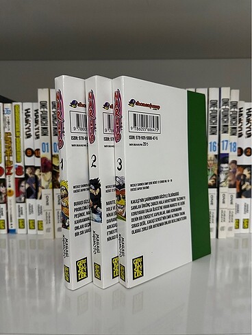  Beden Naruto 1,2,3 Manga