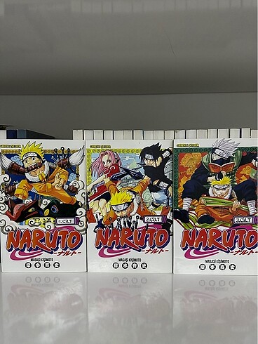  Beden Renk Naruto 1,2,3 Manga