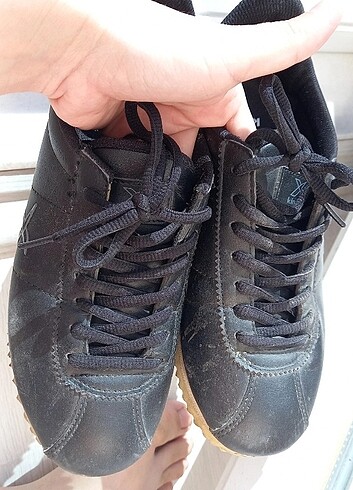 36 Beden siyah Renk Siyah spor ayakkabi 