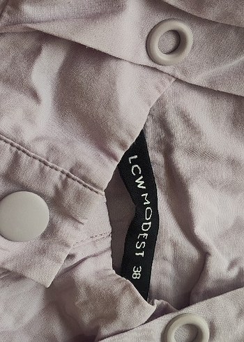 lila Kapüşonlu Midi Boy Kadın Yağmurluk sweatshirt gömlek - Görsel 8