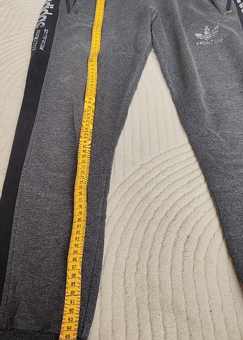 Gri Elastik Bel Erkek Eşofman Altı - Görsel 5