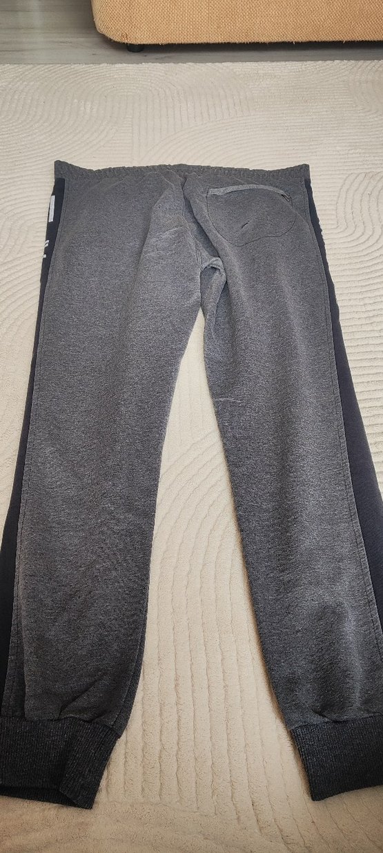 Gri Elastik Bel Erkek Eşofman Altı - Görsel 2